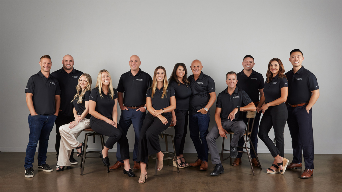 The La Placa Properties team — family-owned real estate brokerage in Newport Beach